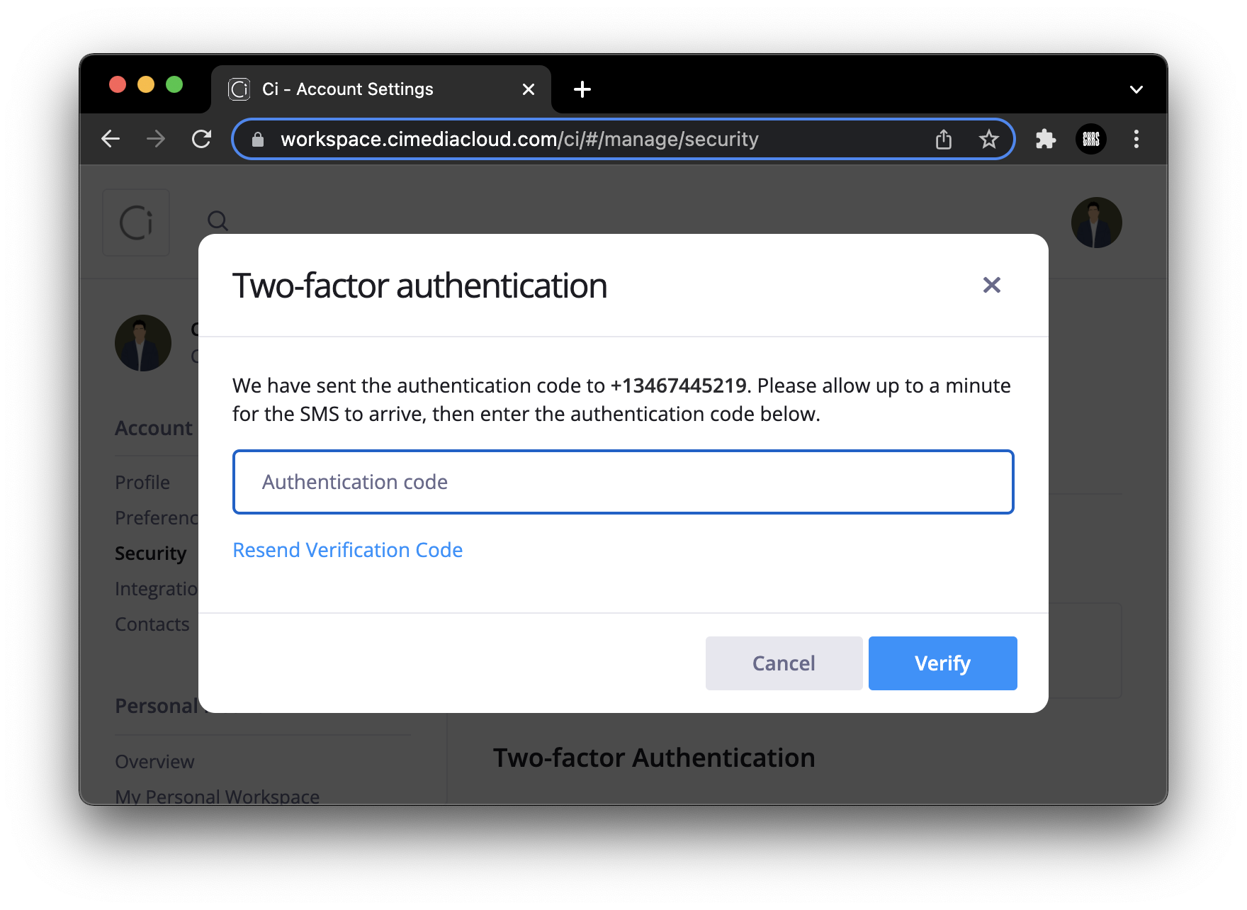 Sony Corporation - Configuring Two-Step Authentication