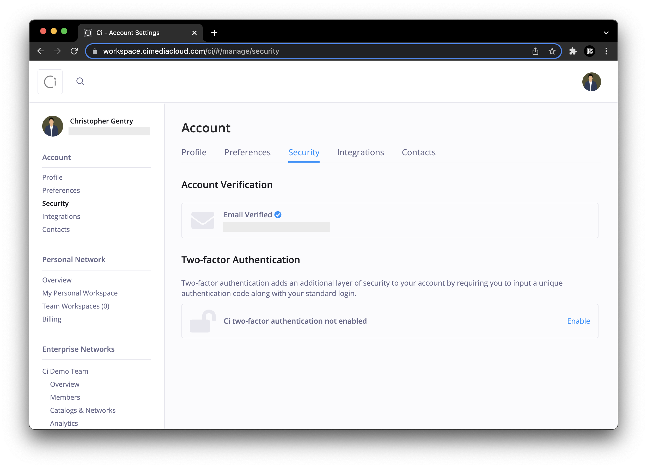 Sony Corporation - Configuring Two-Step Authentication